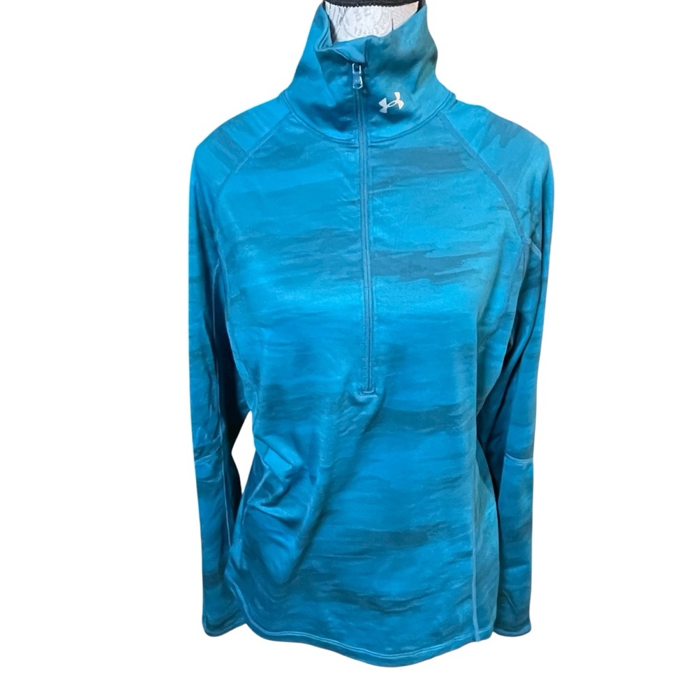 Under Armour Teal Quarter-Zip Pullover
